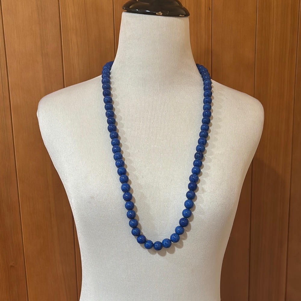 ❤️FINAL❤️Elegant Blue Lapis Beaded Necklace